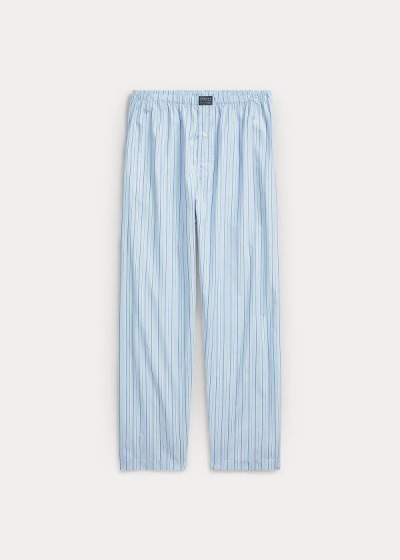 Pantalones De Pijama Polo Ralph Lauren Hombre Azules Rayas - Striped - HBOPE0198